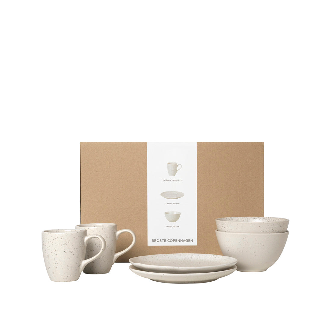Broste Copenhagen Nordic Vanilla snídaňová sada pro 2
