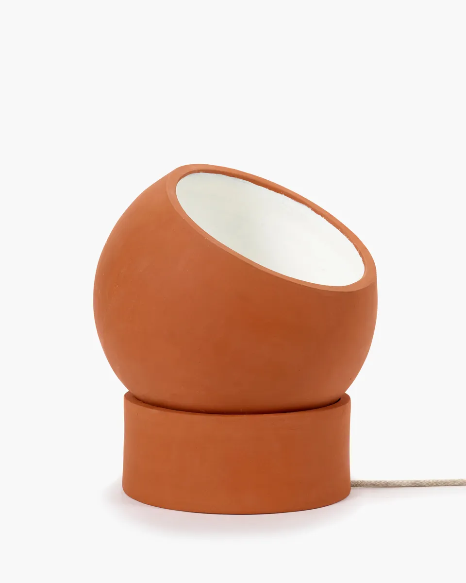 Serax Terra Light lampa stojací nízká terakota
