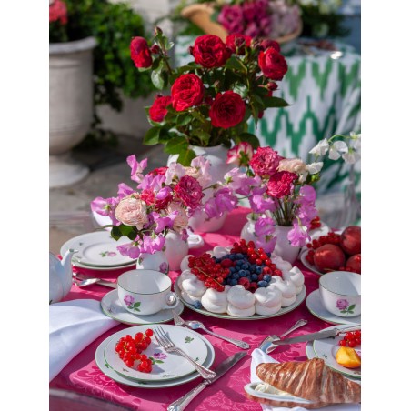Augarten Schubert Vienna Rose espresso sada růžová porcelán