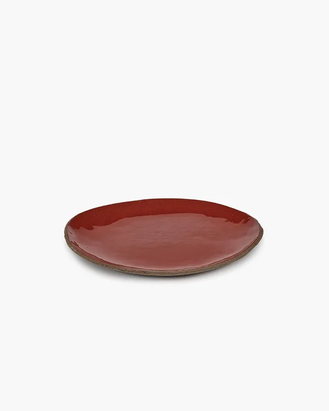 Serax FCK jídelní talíř červený porcelánový