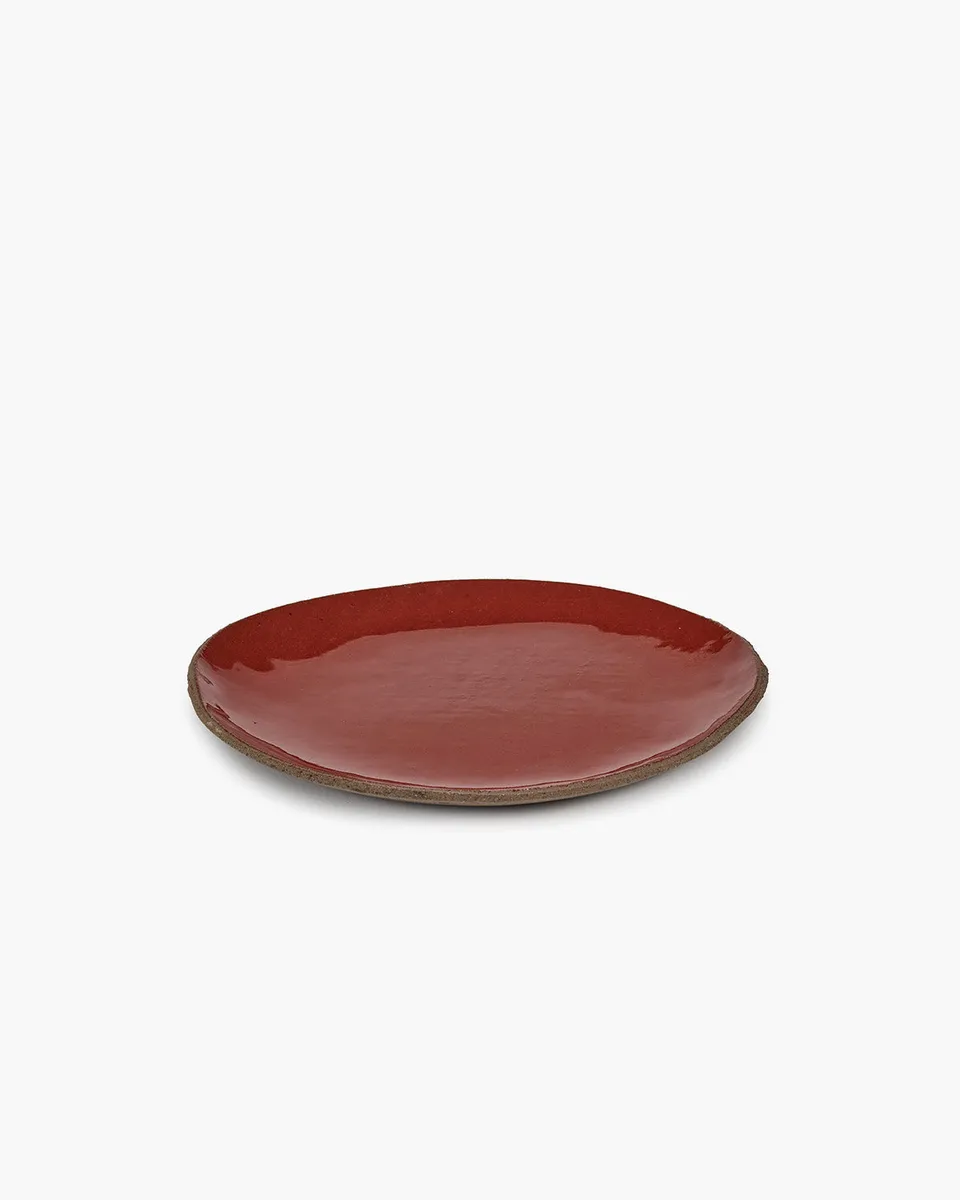 Serax FCK jídelní talíř červený porcelánový