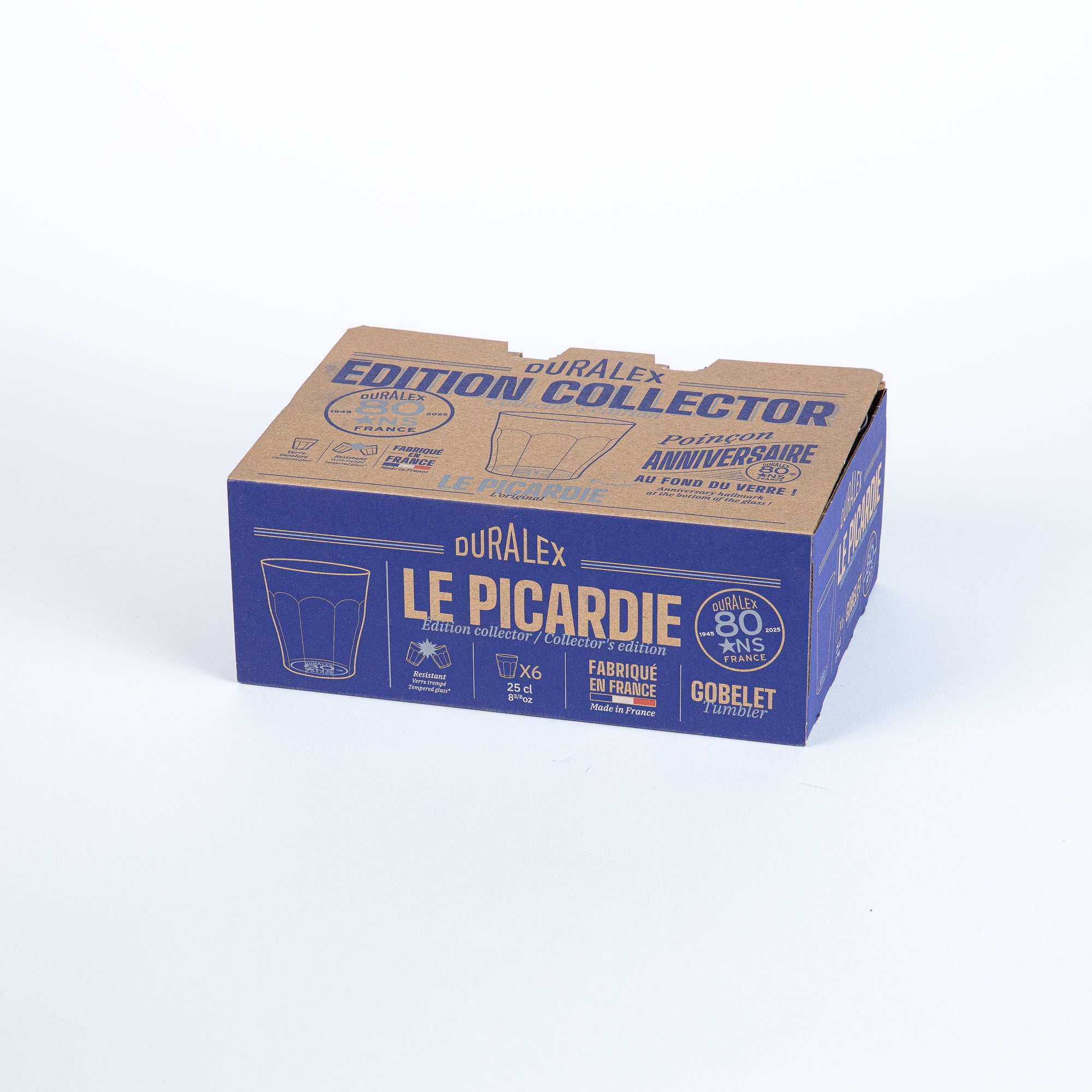 Duralex Picardie sklenice 25 cl čiré 6 ks 80 let