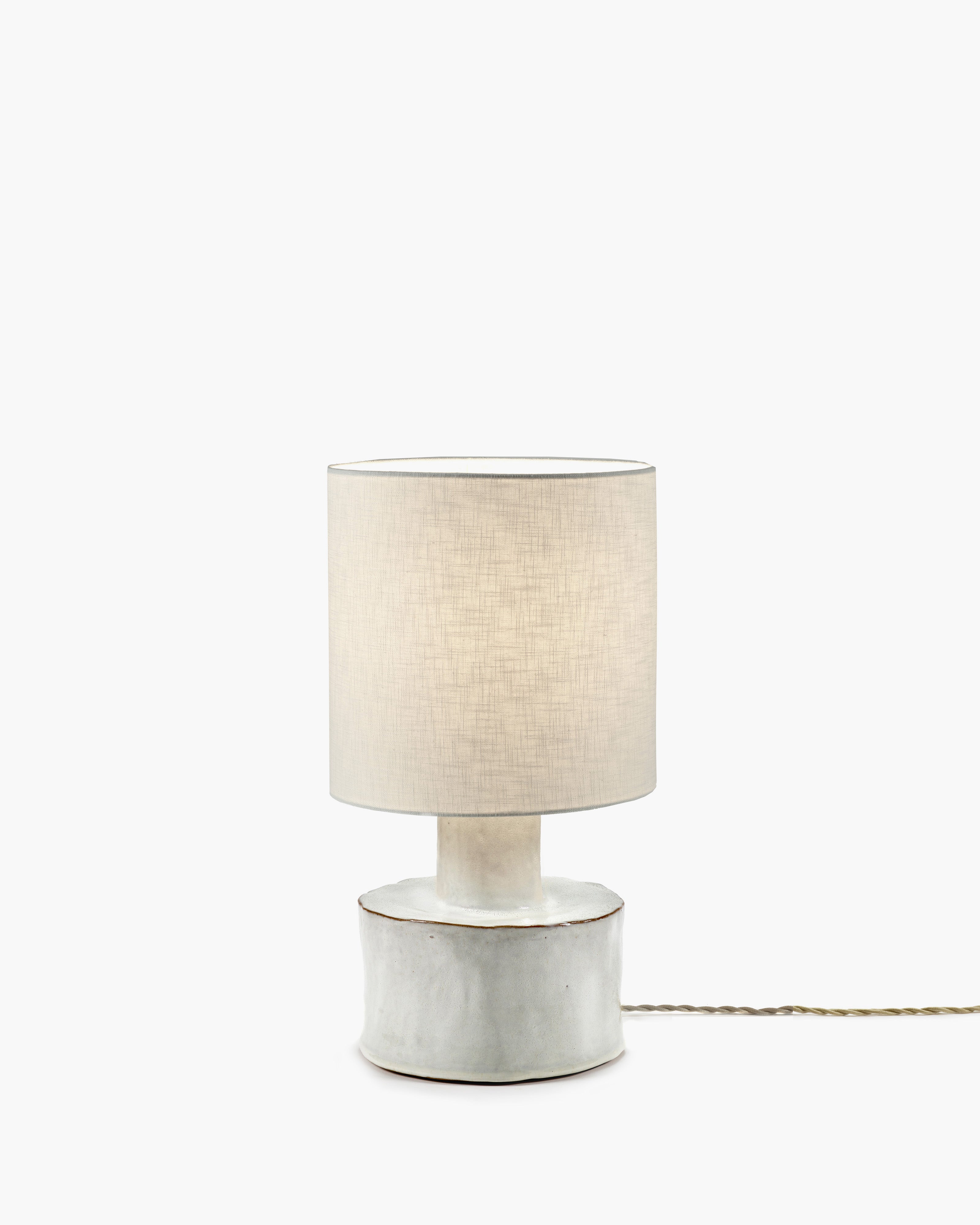 Serax Catherine stolní lampa bílá glazovaná