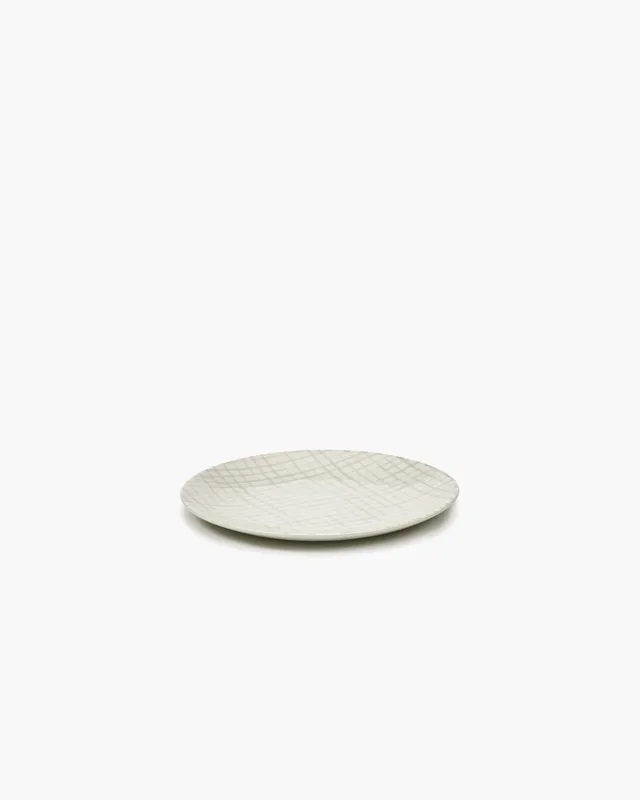 Serax Zuma Salt snídaňový talíř bílý porcelán