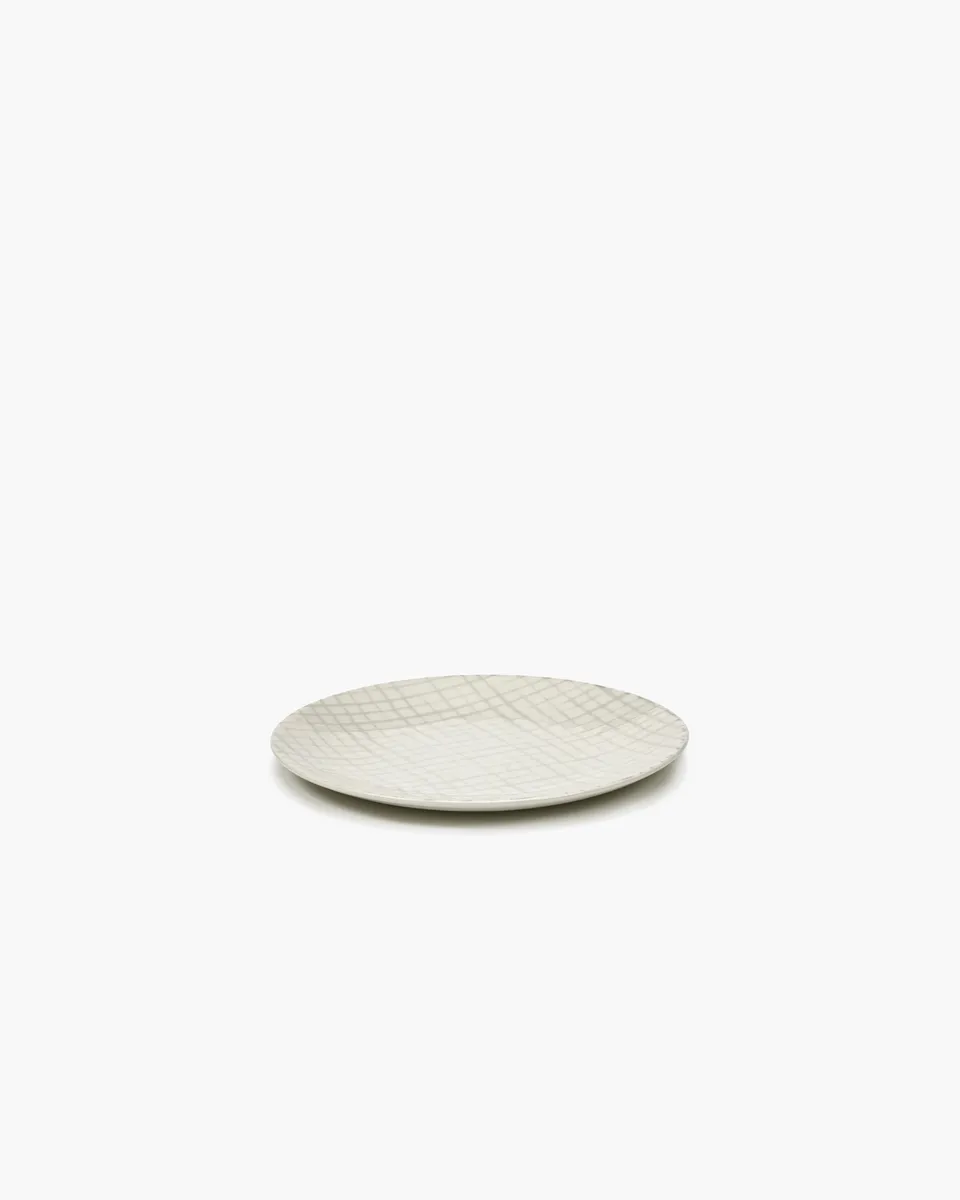 Serax Zuma Salt snídaňový talíř bílý porcelán