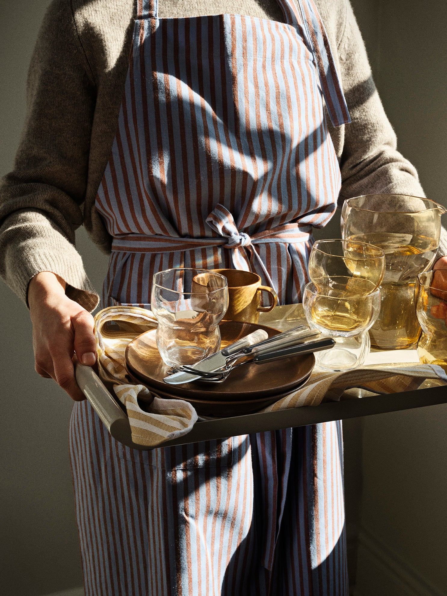Broste Copenhagen Limfjord tumbler sklenice nízká
