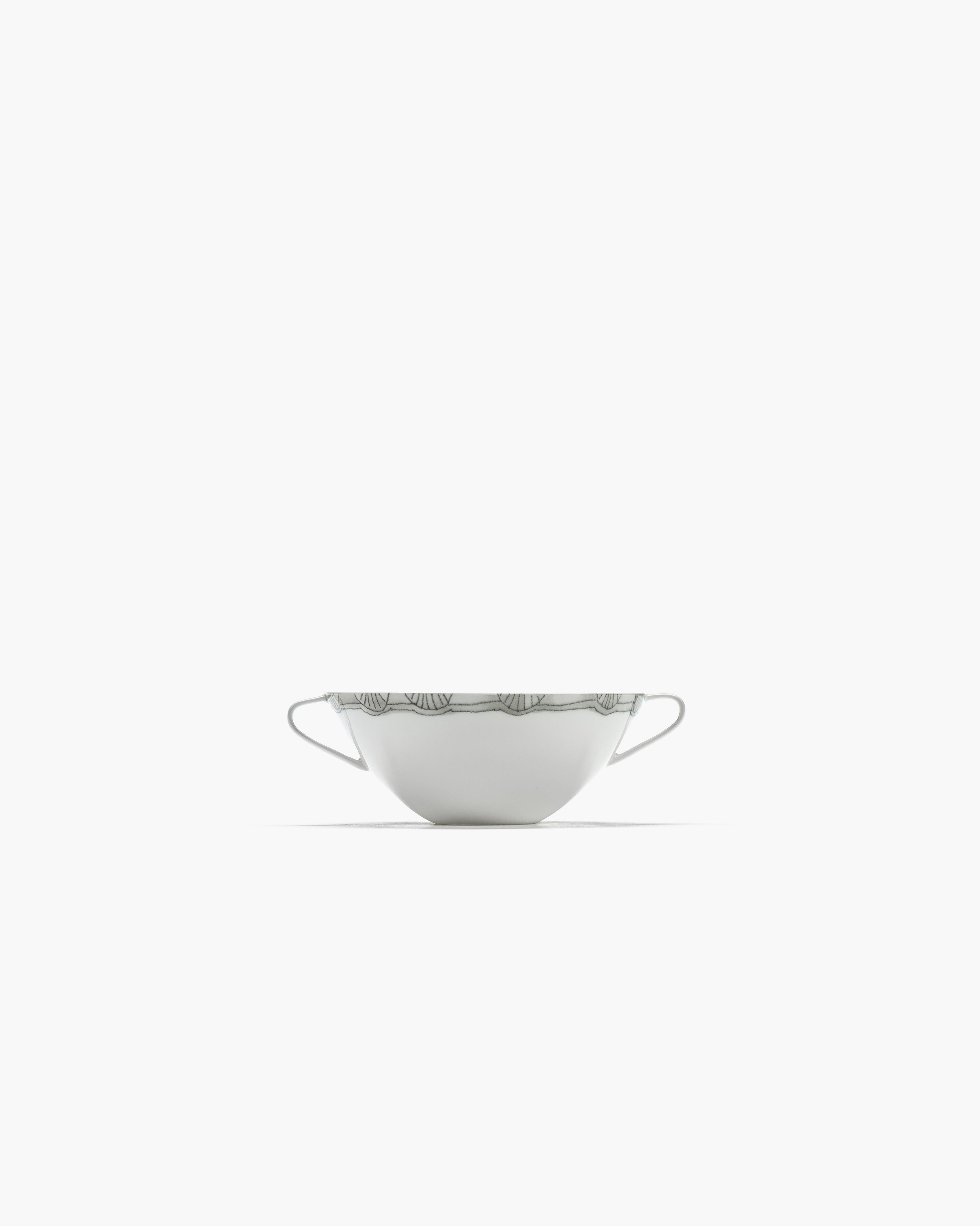 Serax Midnight Flowers Mirtillo polévková miska modrá porcelán