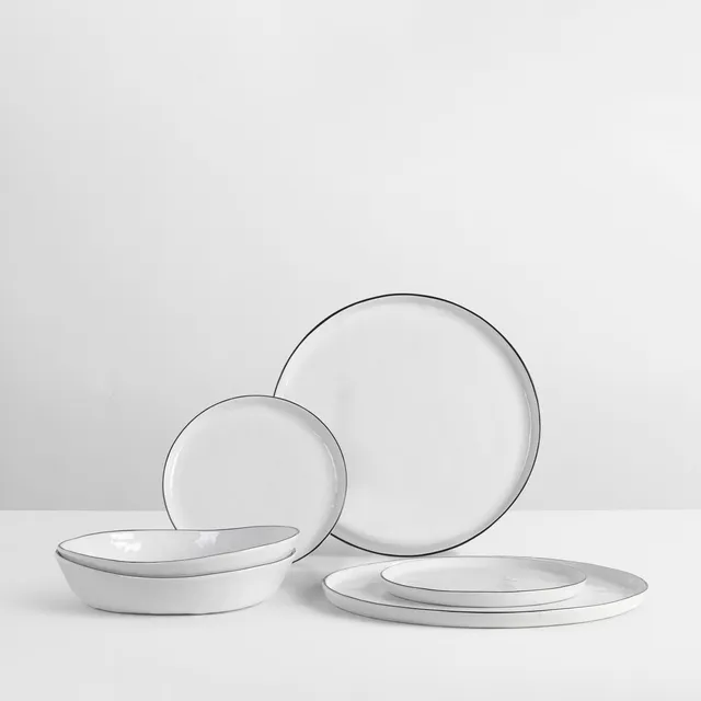 Broste Copenhagen Salt Dinner Set jídelní sada pro dva
