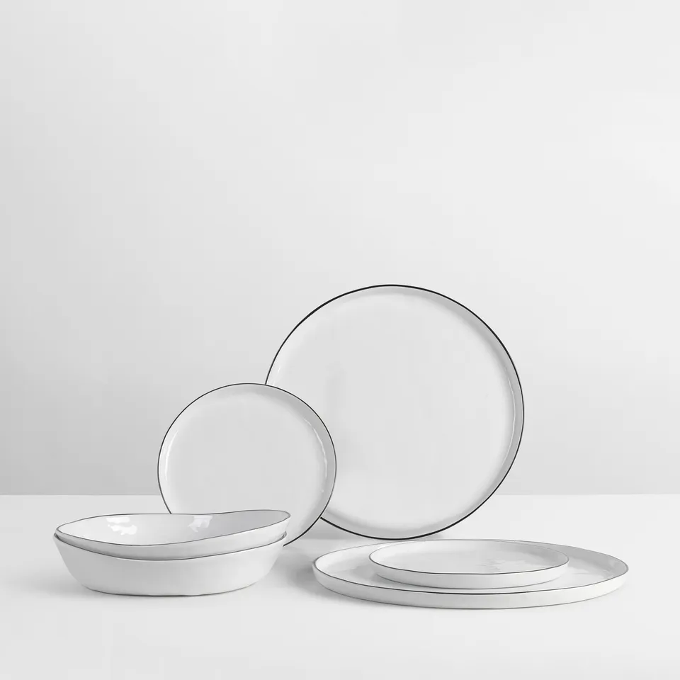 Broste Copenhagen Salt Dinner Set jídelní sada pro dva