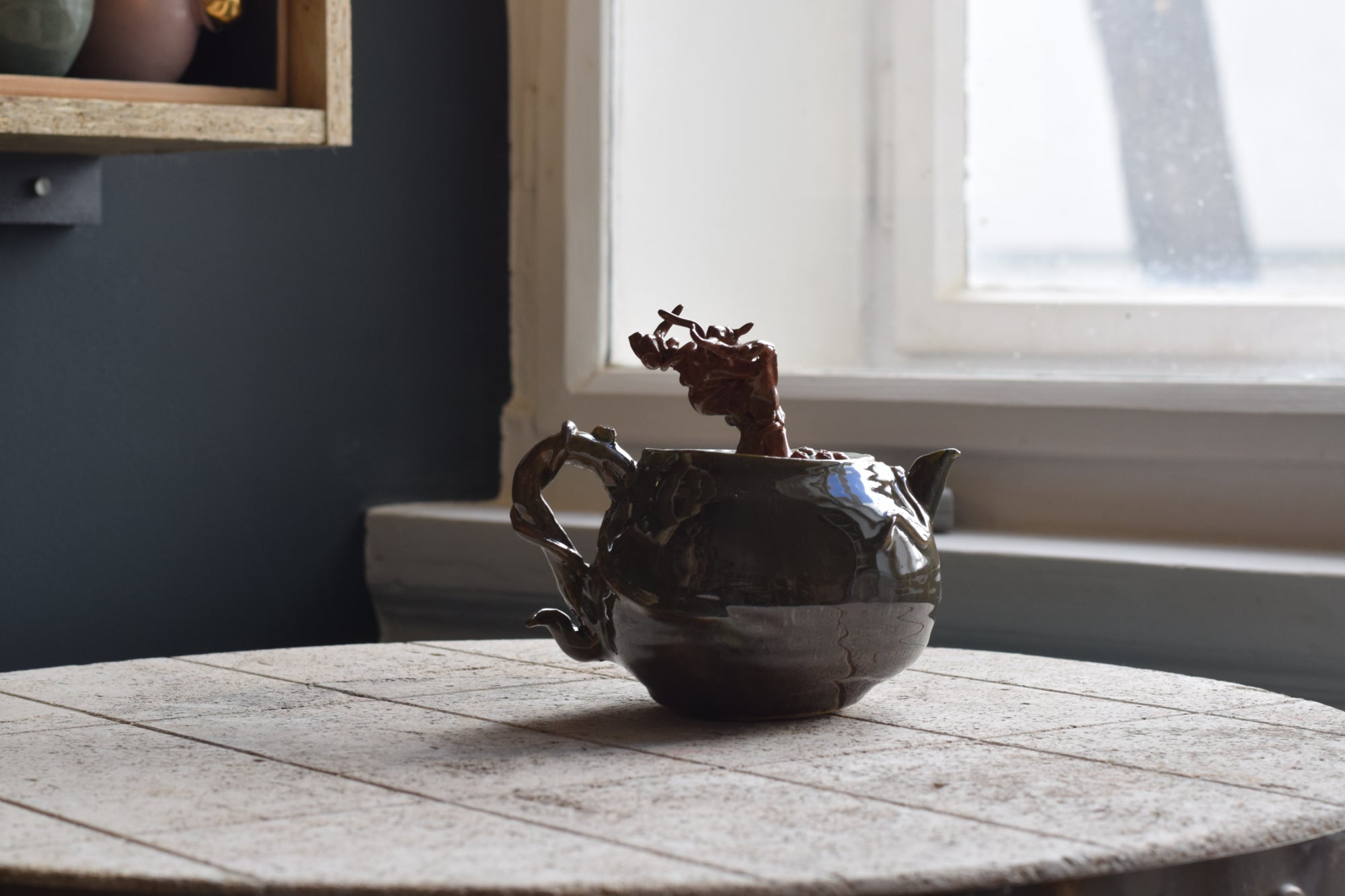 Terra Ceramics Prague Teapots 17.10.26 keramický kurz konvice