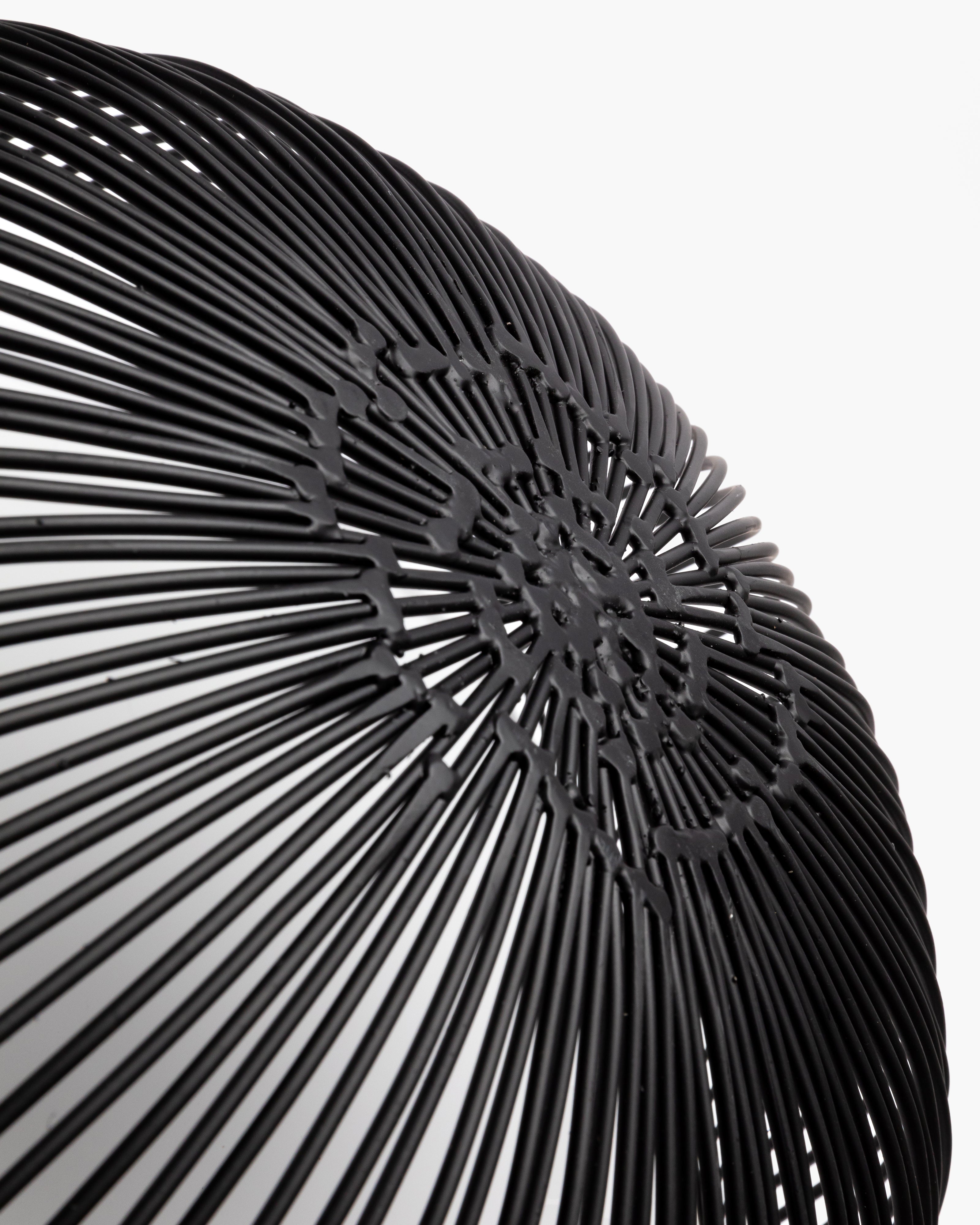 Serax Meo Metal Sculptures Meo košík černý železo