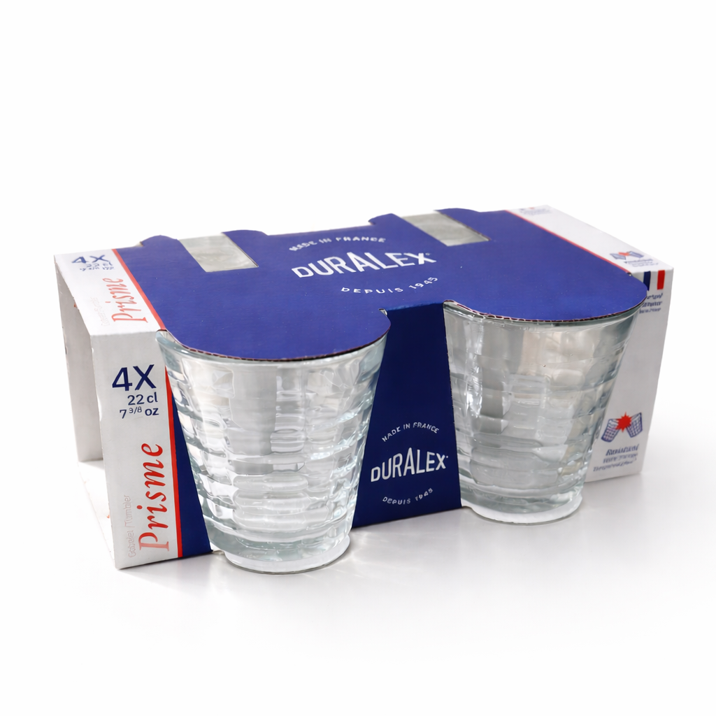 Duralex Prisme sklenice 22 cl sada 4 ks tvrzené sklo