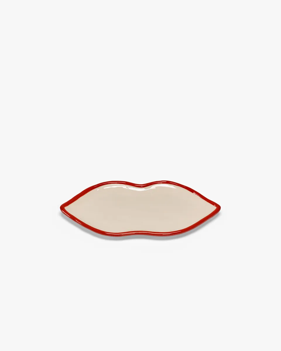 Serax Les Objets Mouleversants Lips L mísa červená