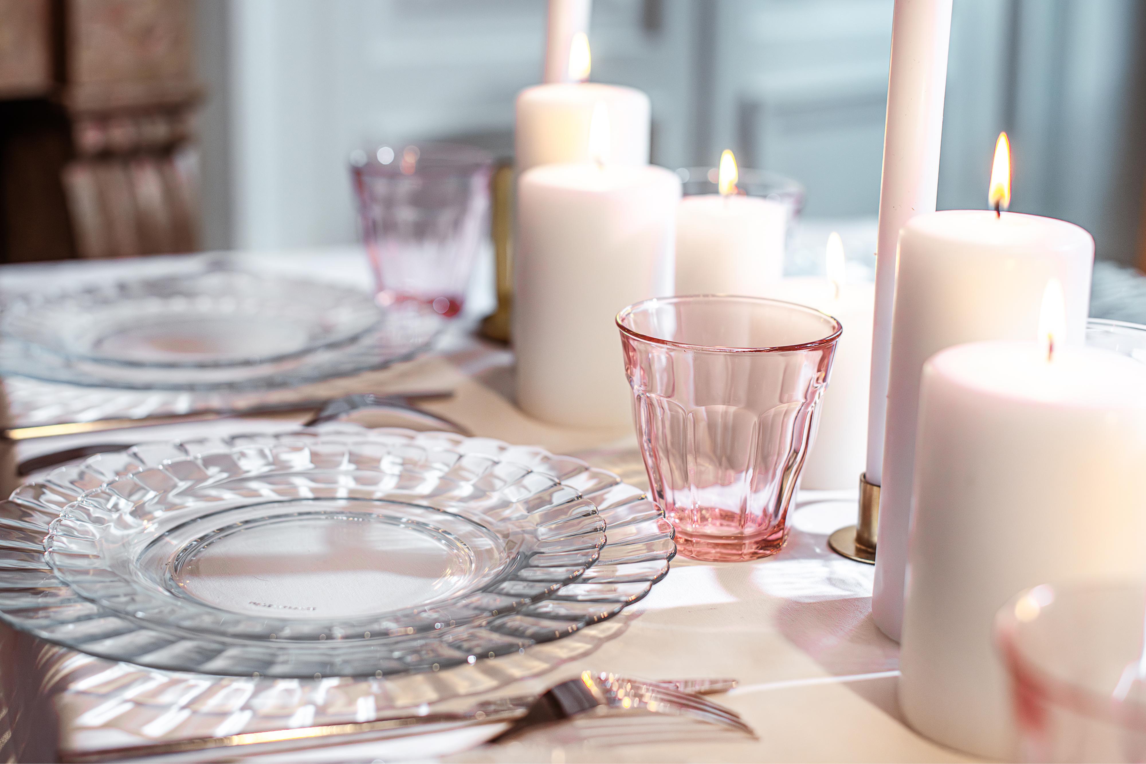 Duralex Le Picardie Rose sklenice 25 cl 6 ks růžová