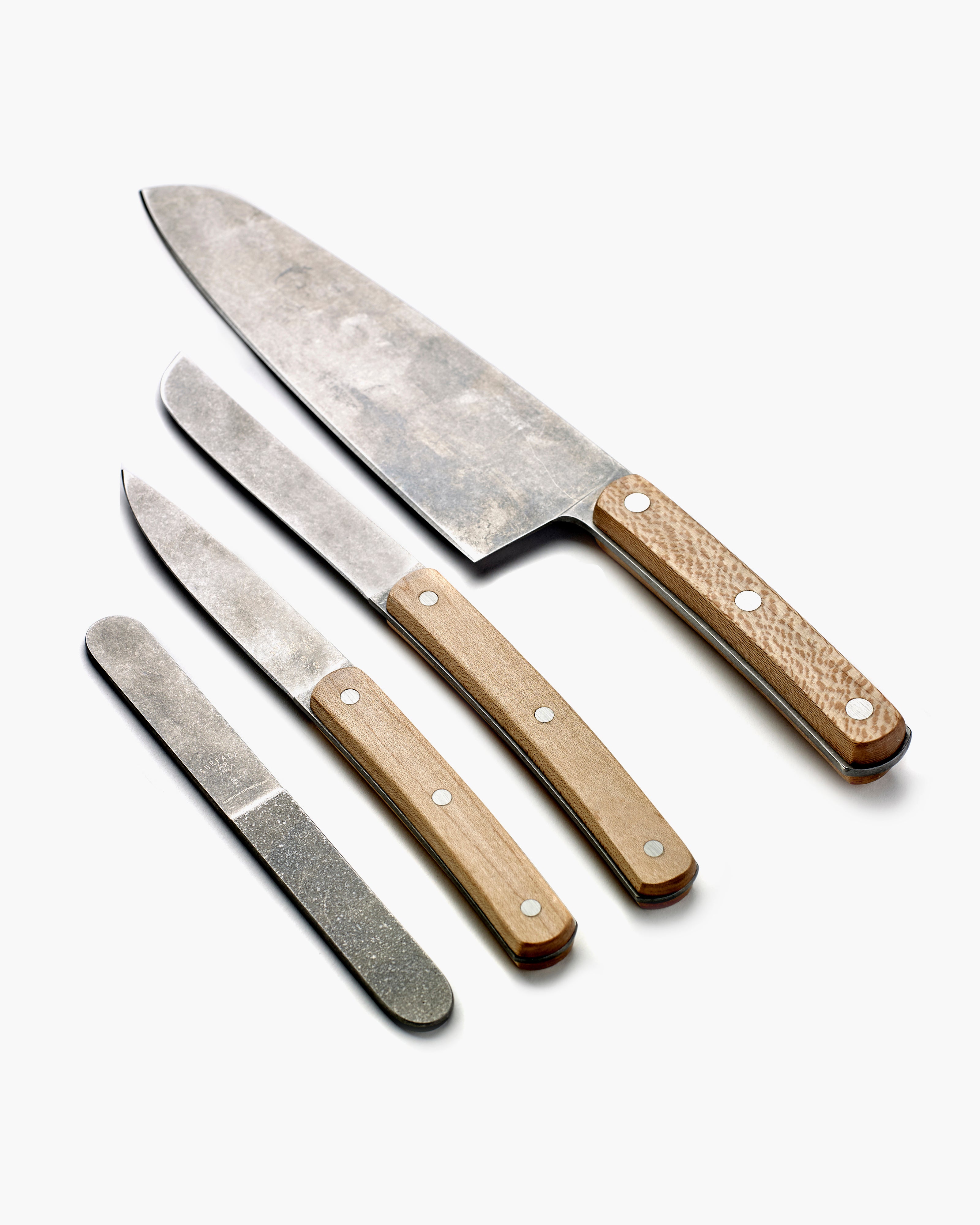 Serax Surface steakový nůž ocelově šedý dřevěný