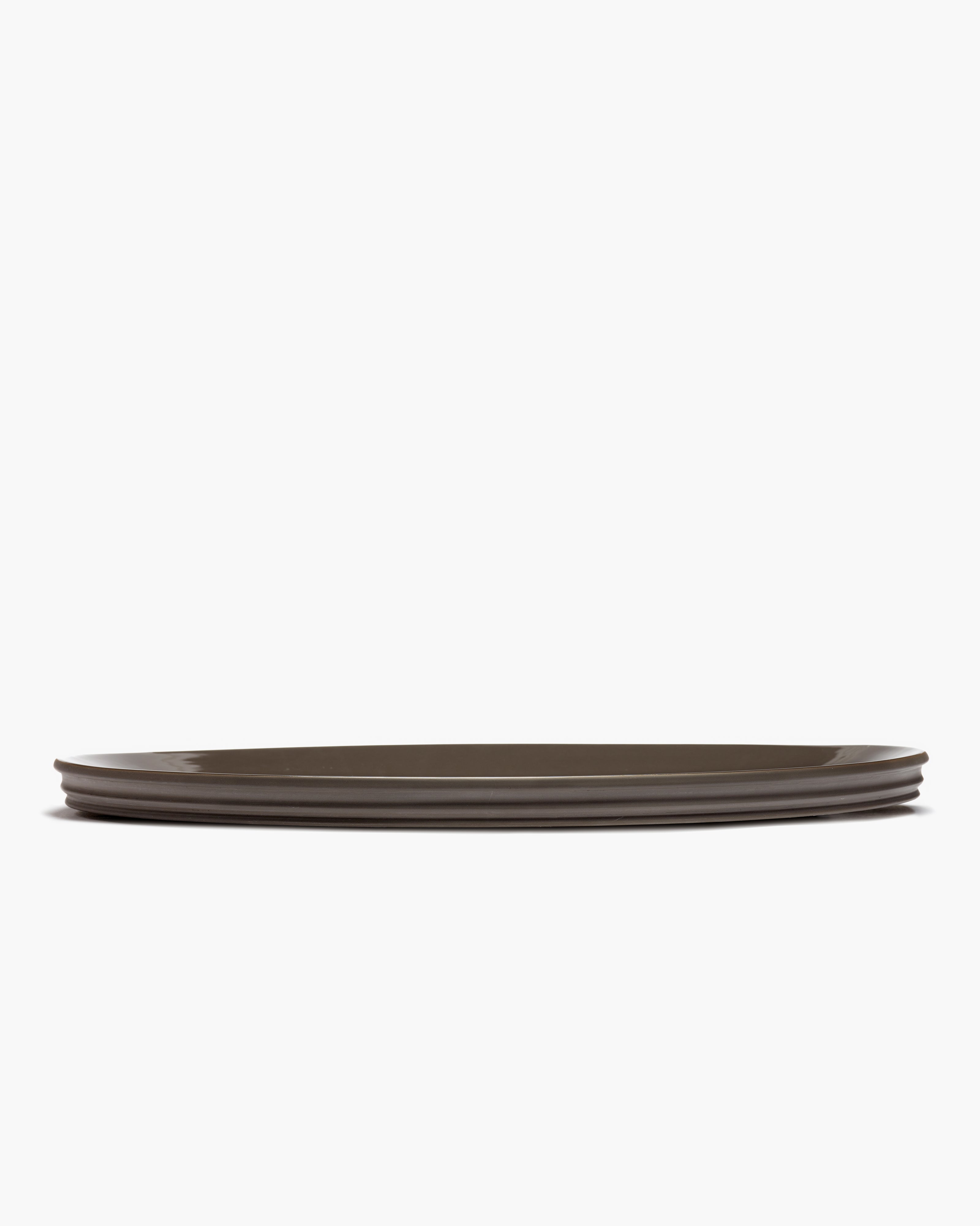 Serax Dune servírovací mísa oválná L hnědá porcelán