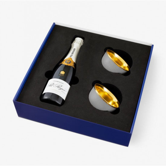 Augarten Gift Set misky na šampaňské zlatý dekor