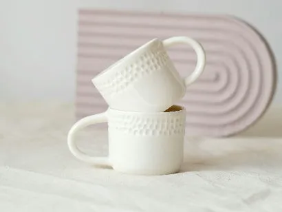 Terra Ceramics Prague kurz porcelán hrnky 8.3.25 začátečníci