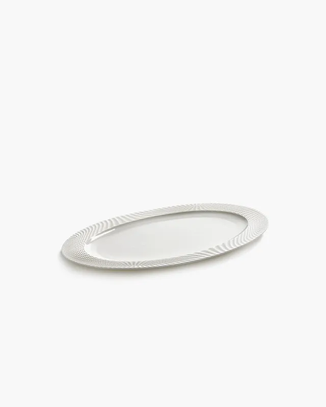 Serax Nido oválný talíř bílý porcelánový