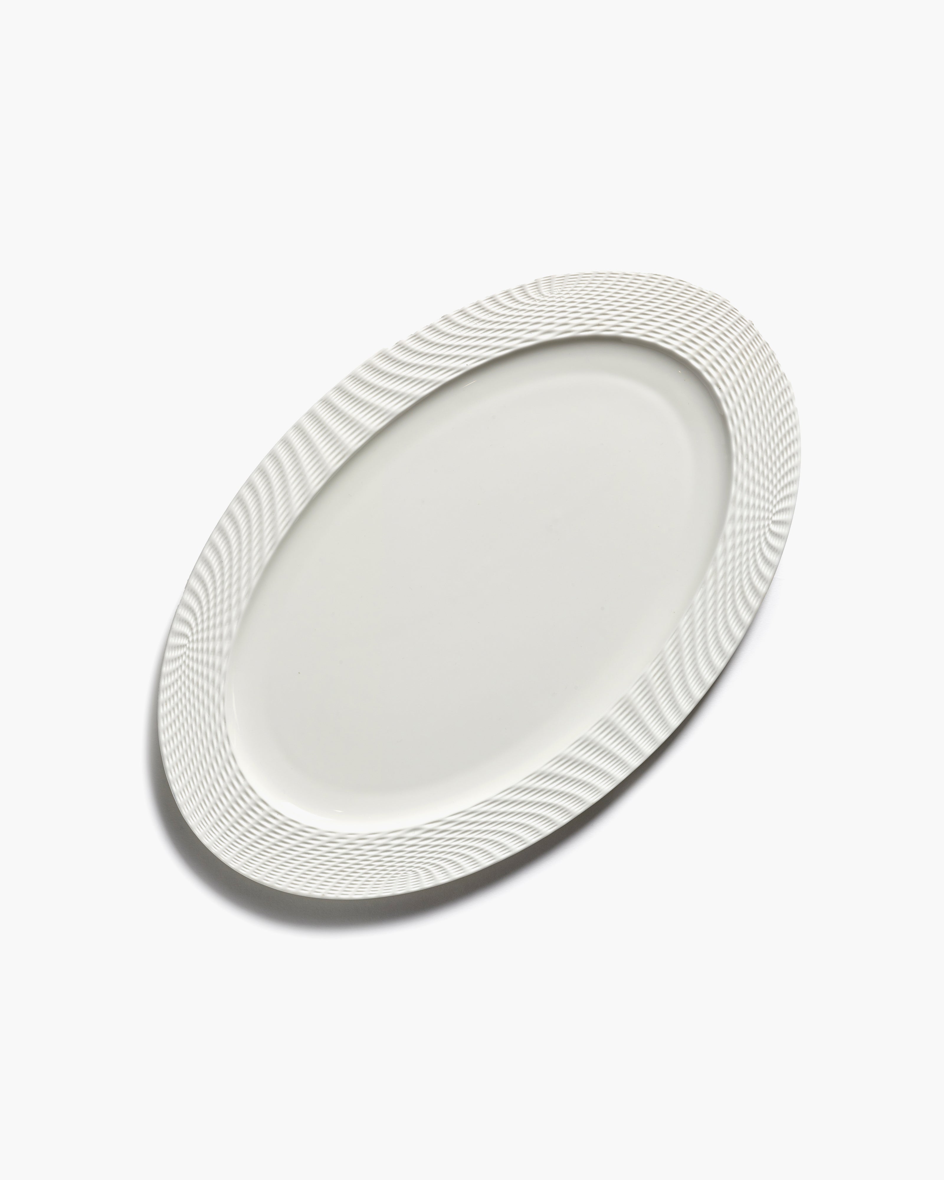 Serax Nido oválný talíř bílý porcelánový