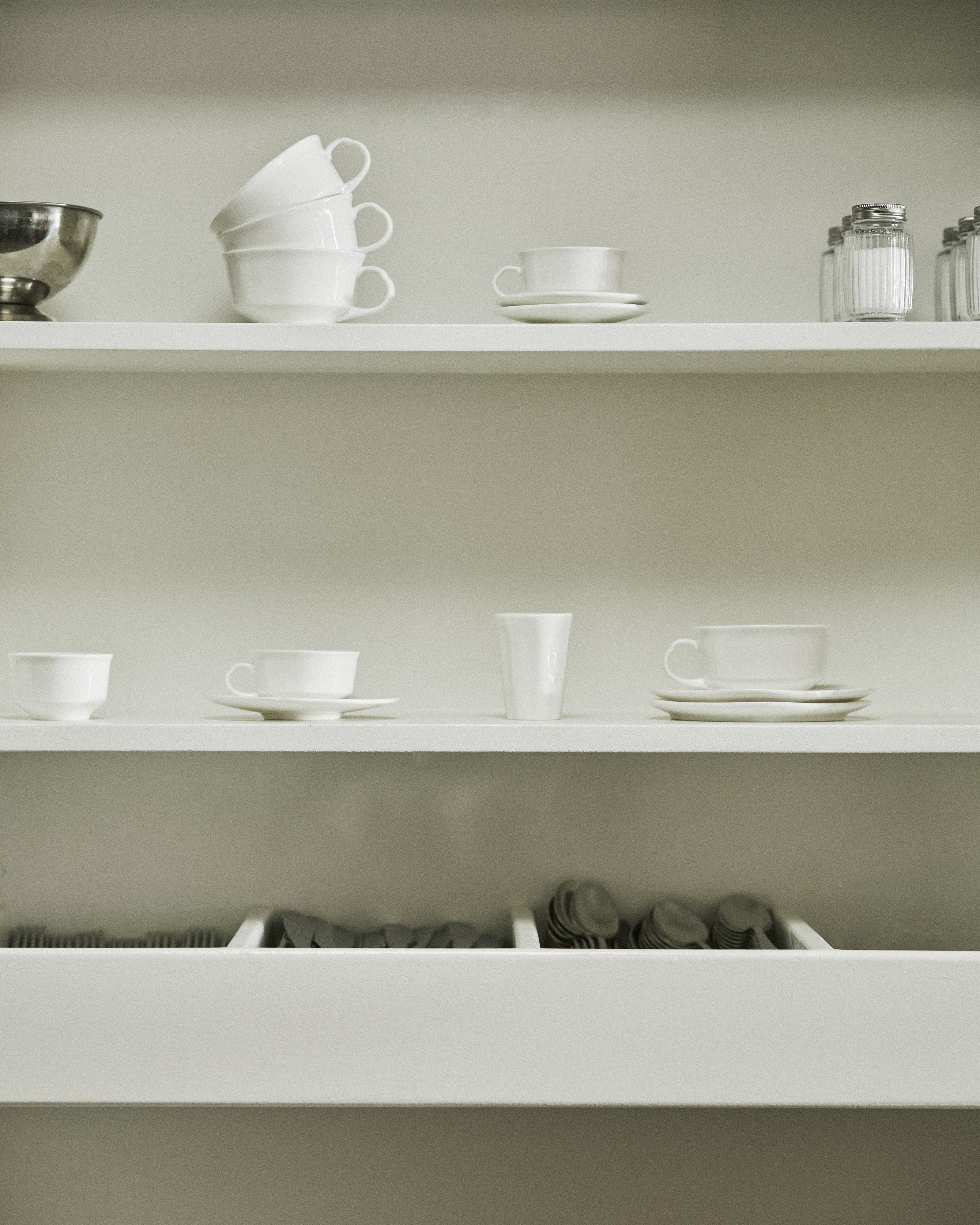 Serax Silhouette mléčenka na mléko bílá porcelánová
