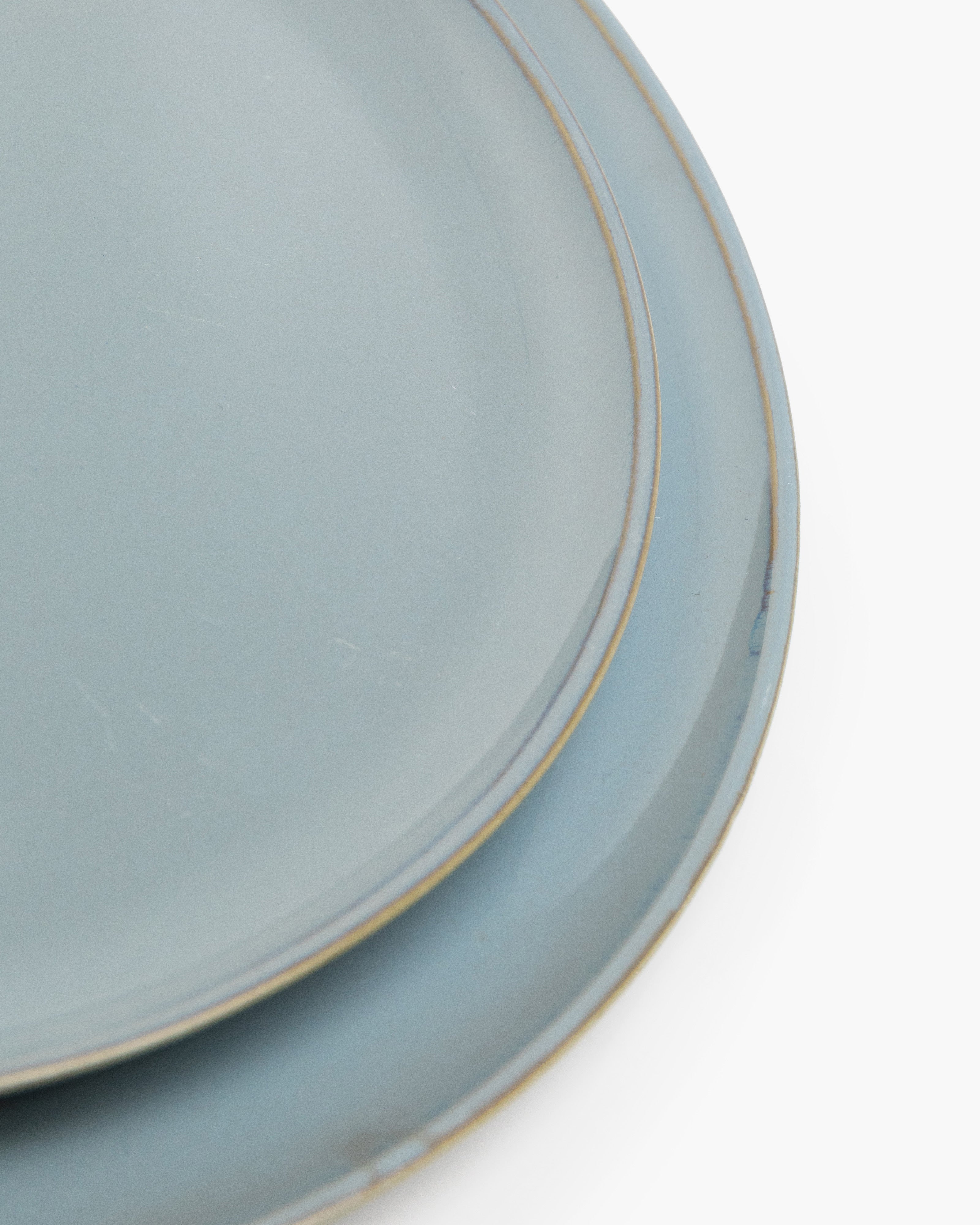 Serax Terres de Rêves talíř smoky blue kamenina
