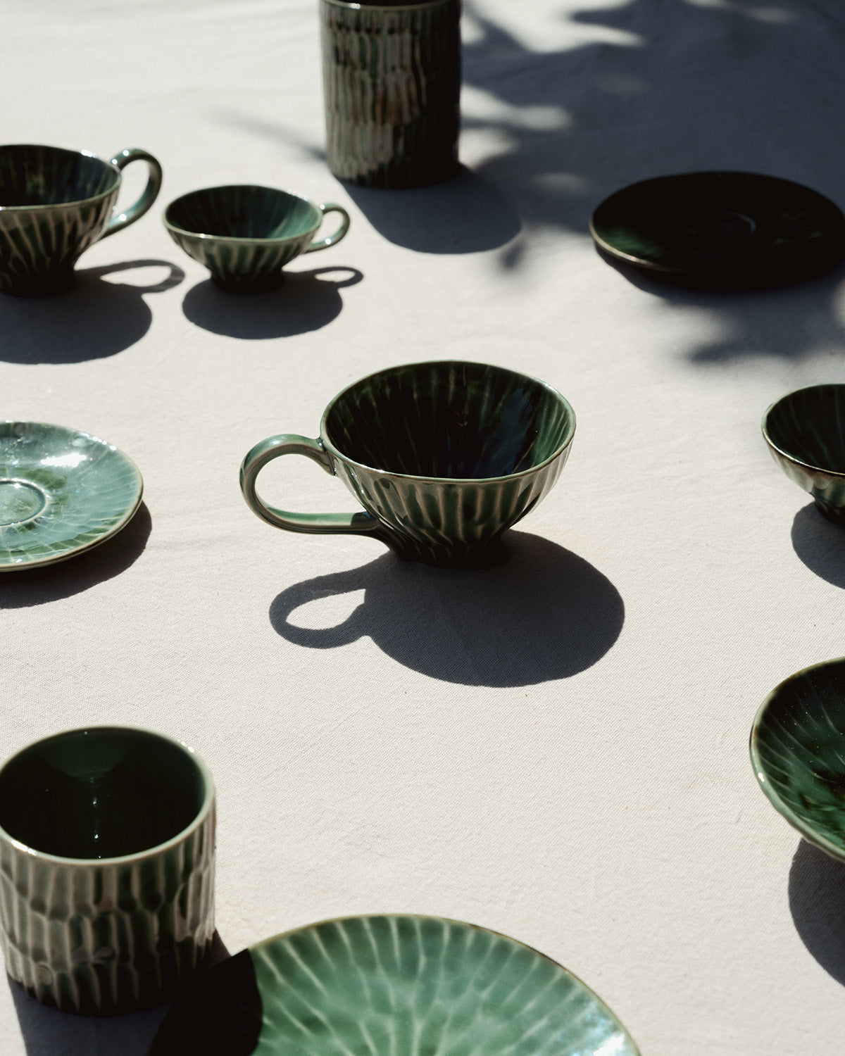 Serax Verde Lanza podšálek k espressu zelený