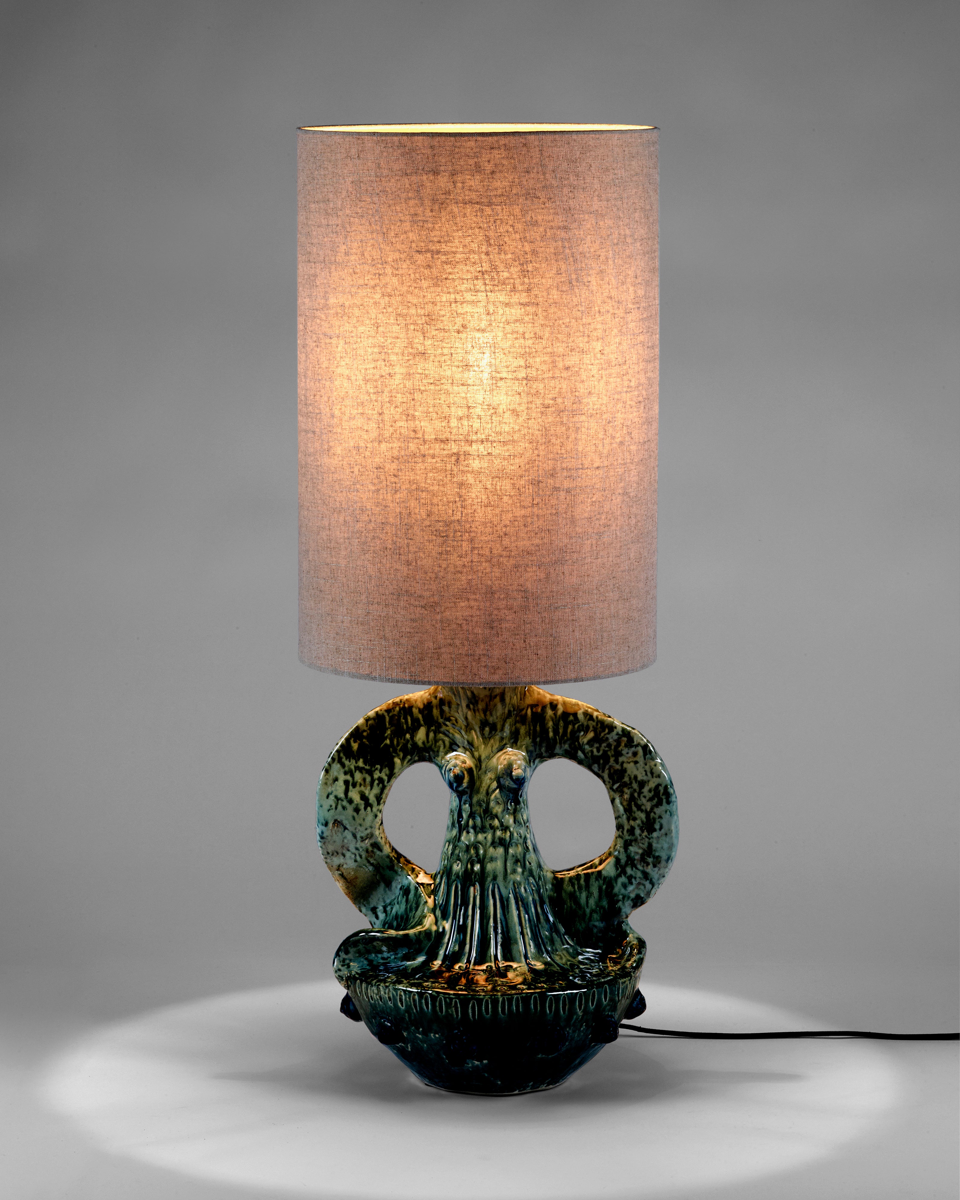 Serax Georgia stolní lampa zelená keramika