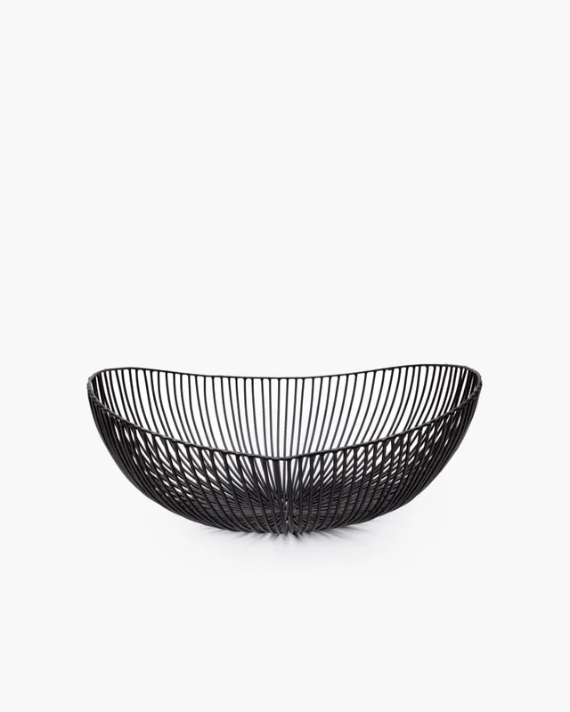 Serax Meo Metal Sculptures Meo košík černý železo