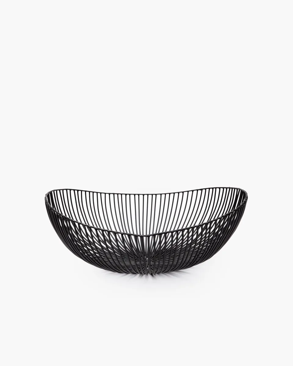 Serax Meo Metal Sculptures Meo košík černý železo
