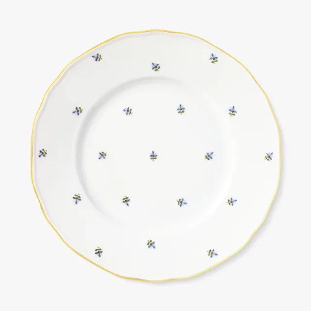Augarten Mozart jídelní talíř 25 cm bílý porcelánový