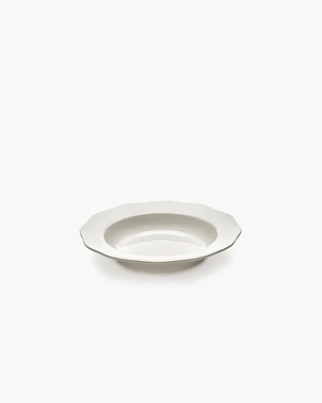 Serax Silhouette talíř na těstoviny bílý porcelán