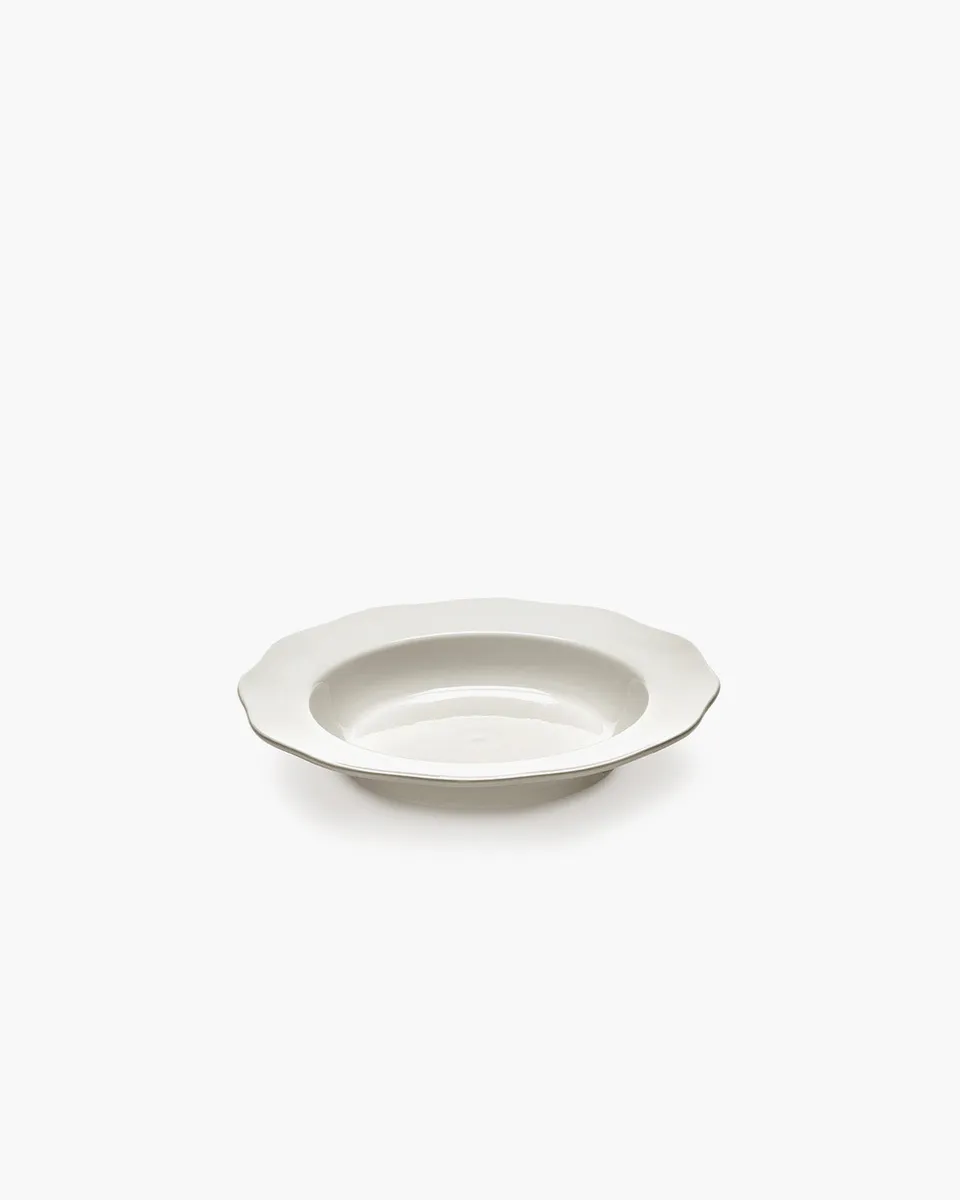 Serax Silhouette talíř na těstoviny bílý porcelán