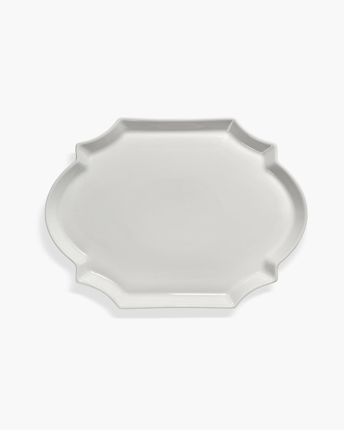 Serax Perle Fine Oval serving plate talíř servírovací bílý