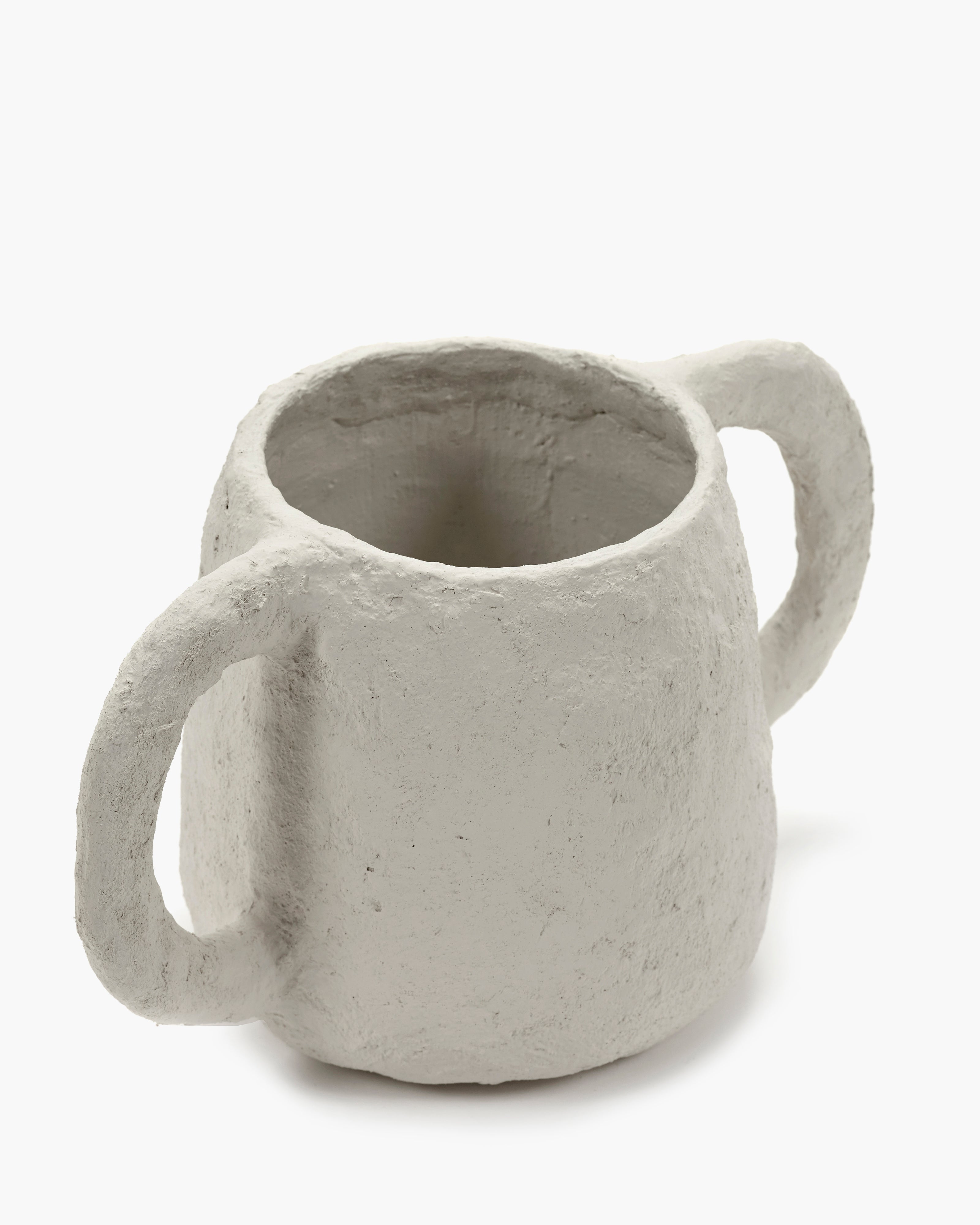 Serax Earth Pot S květináč béžový papírmaš