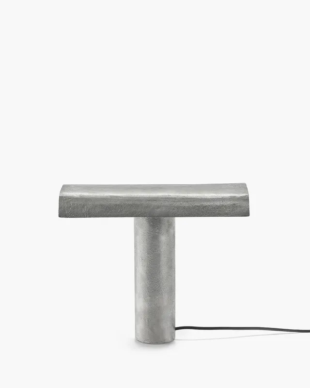 Serax FCK stolní lampa ocelově šedá hliník