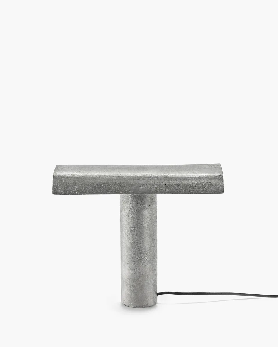 Serax FCK stolní lampa ocelově šedá hliník