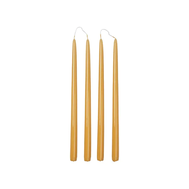 Broste Copenhagen Smooth Glossy kónická svíčka