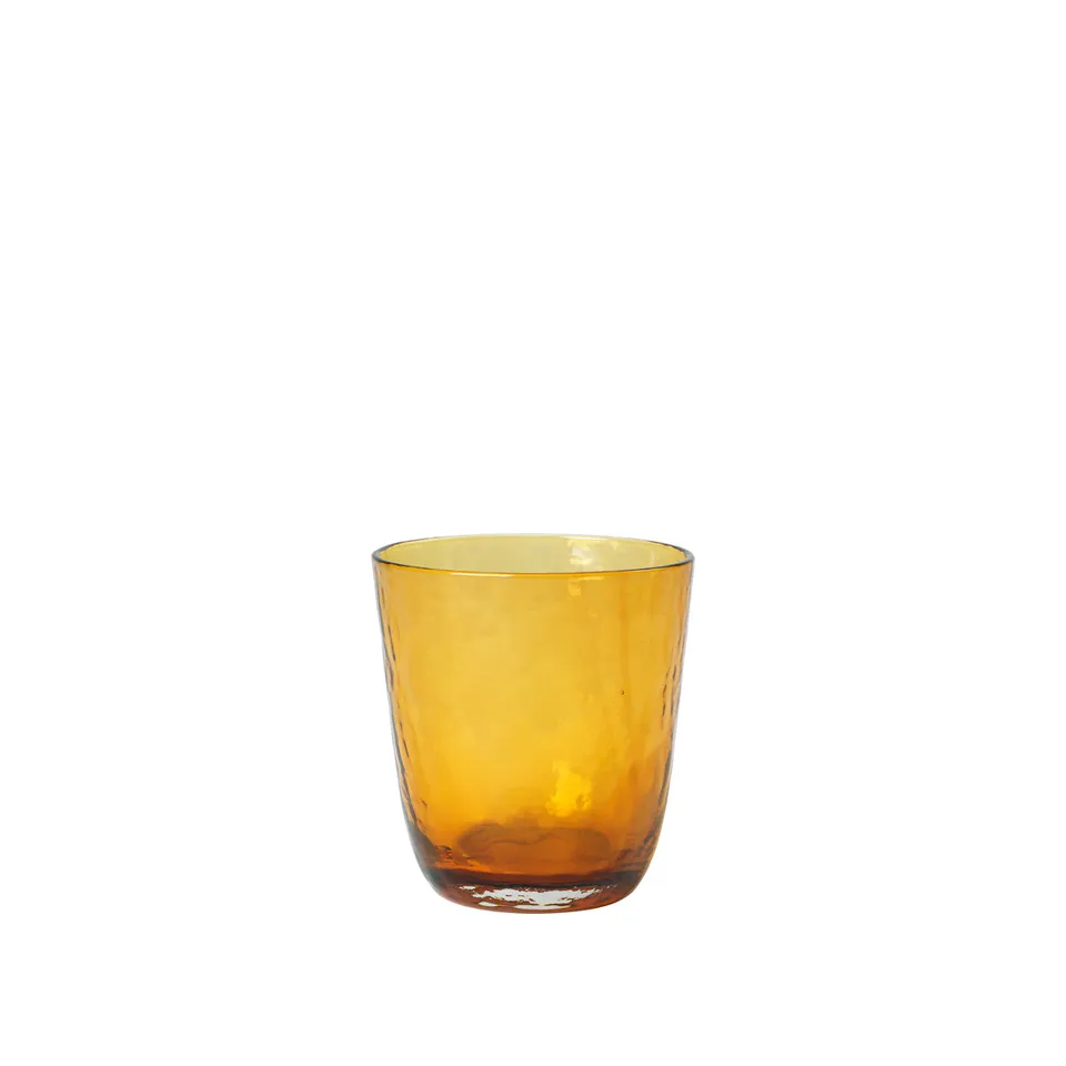 Broste Copenhagen Hammered sklenička tumbler čirá