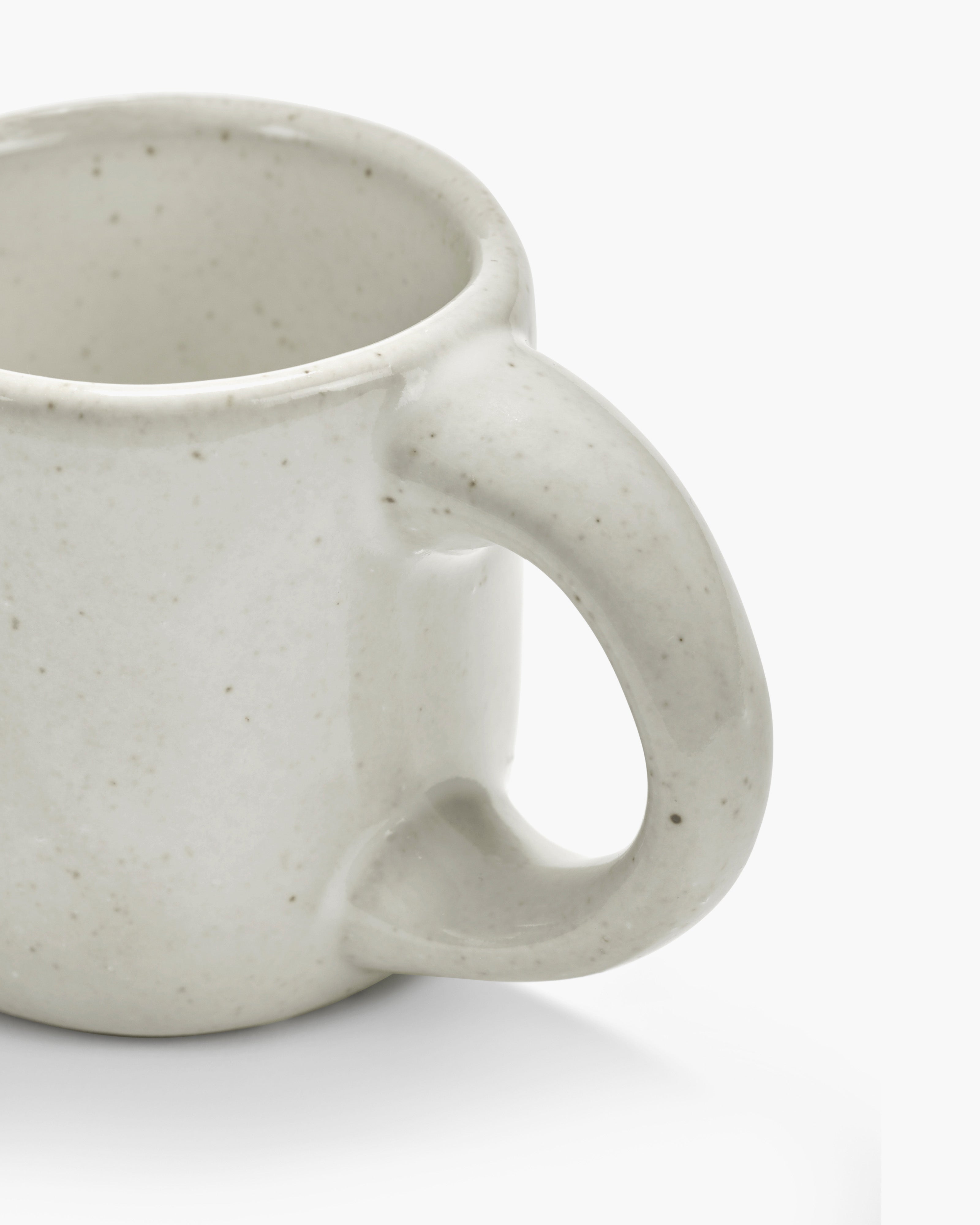 Serax Out of Lines espresso šálek off-white kamenina