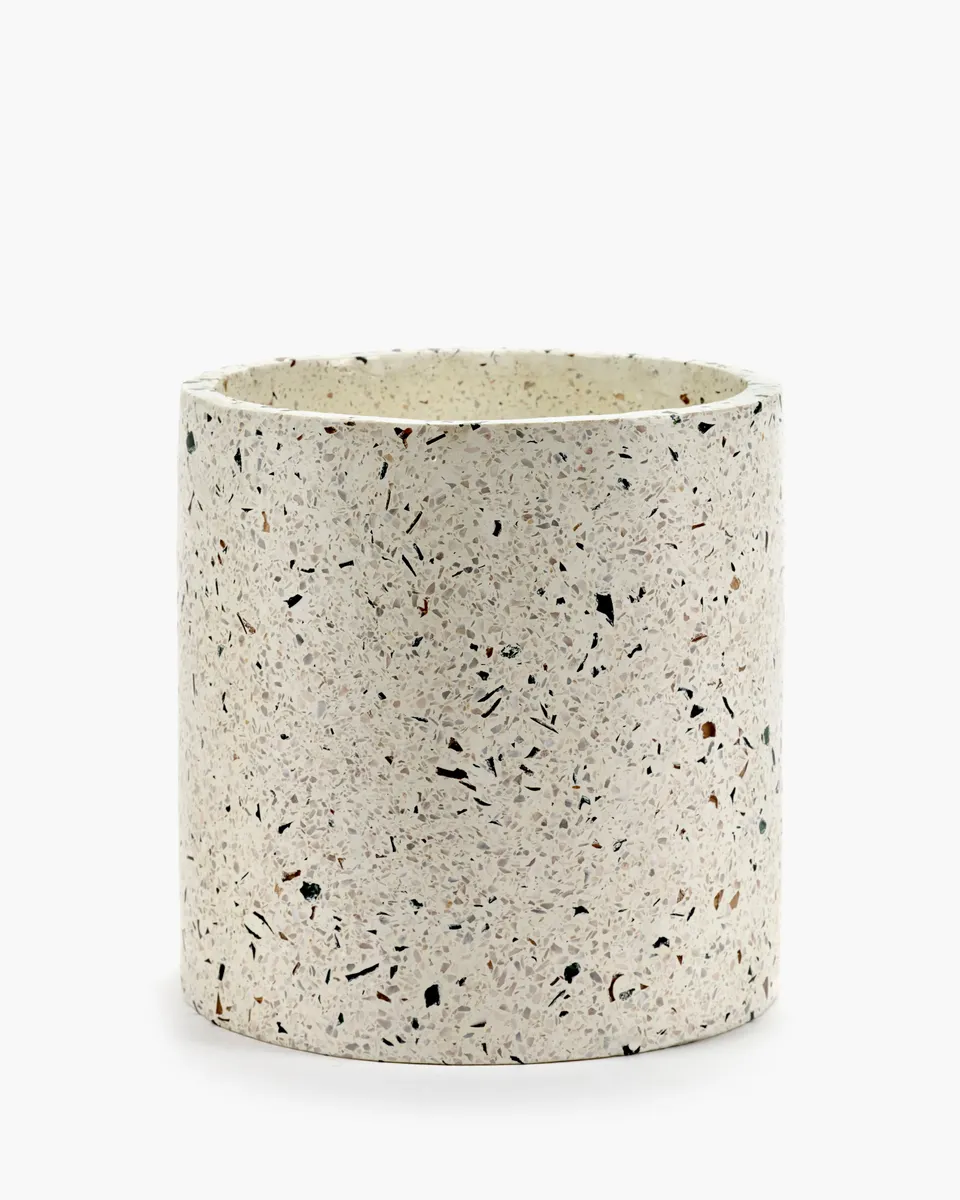 Serax Terrazzo L květináč bílý interiérový
