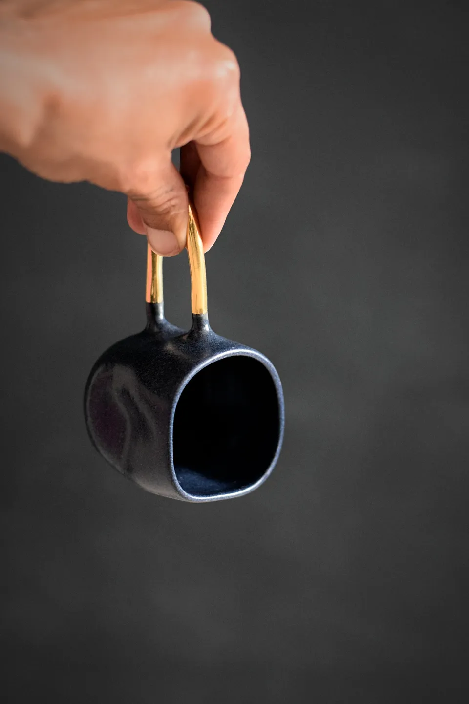 Terra Ceramics Prague ZIGGY šálek espresso 80 ml modrý