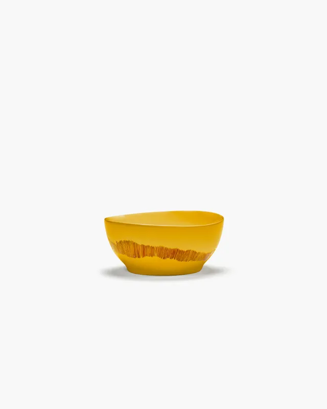 Serax Feast Bowl S miska žlutá kameninová