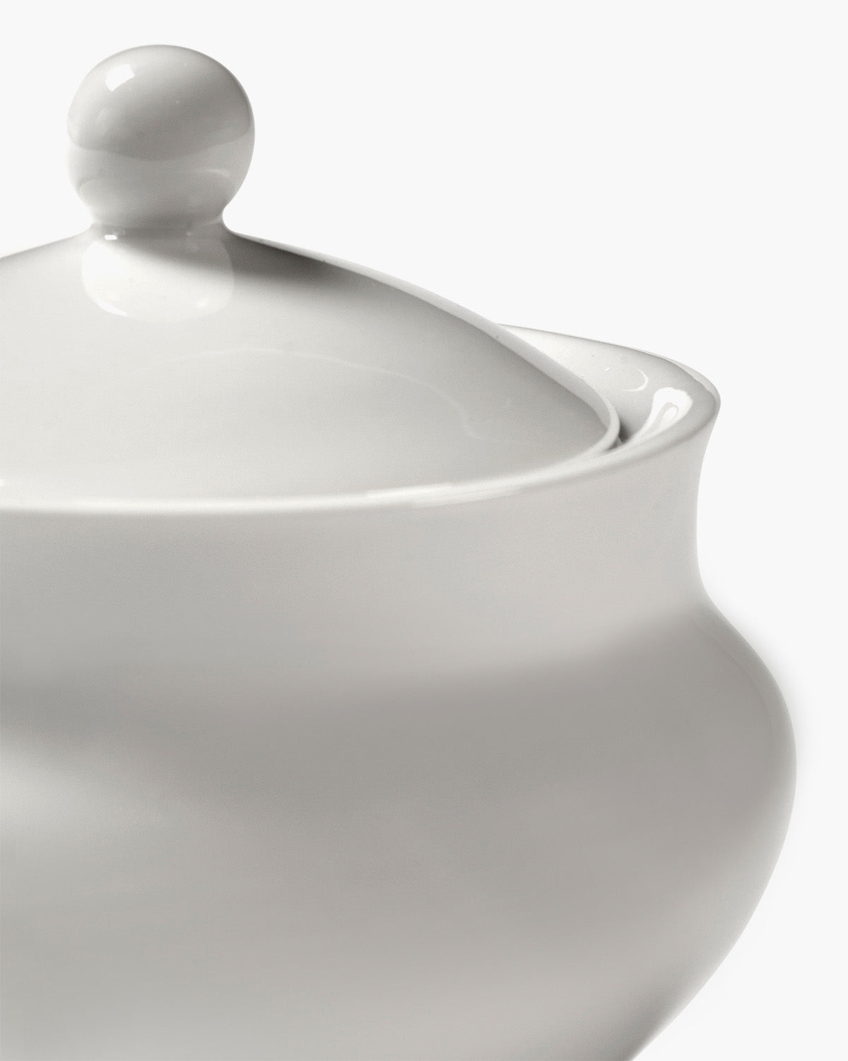 Serax Perle Fine cukřenka bílá porcelánová