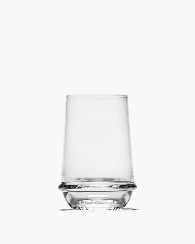 Serax Dune Tumbler L sklenice transparentní žebrovaná