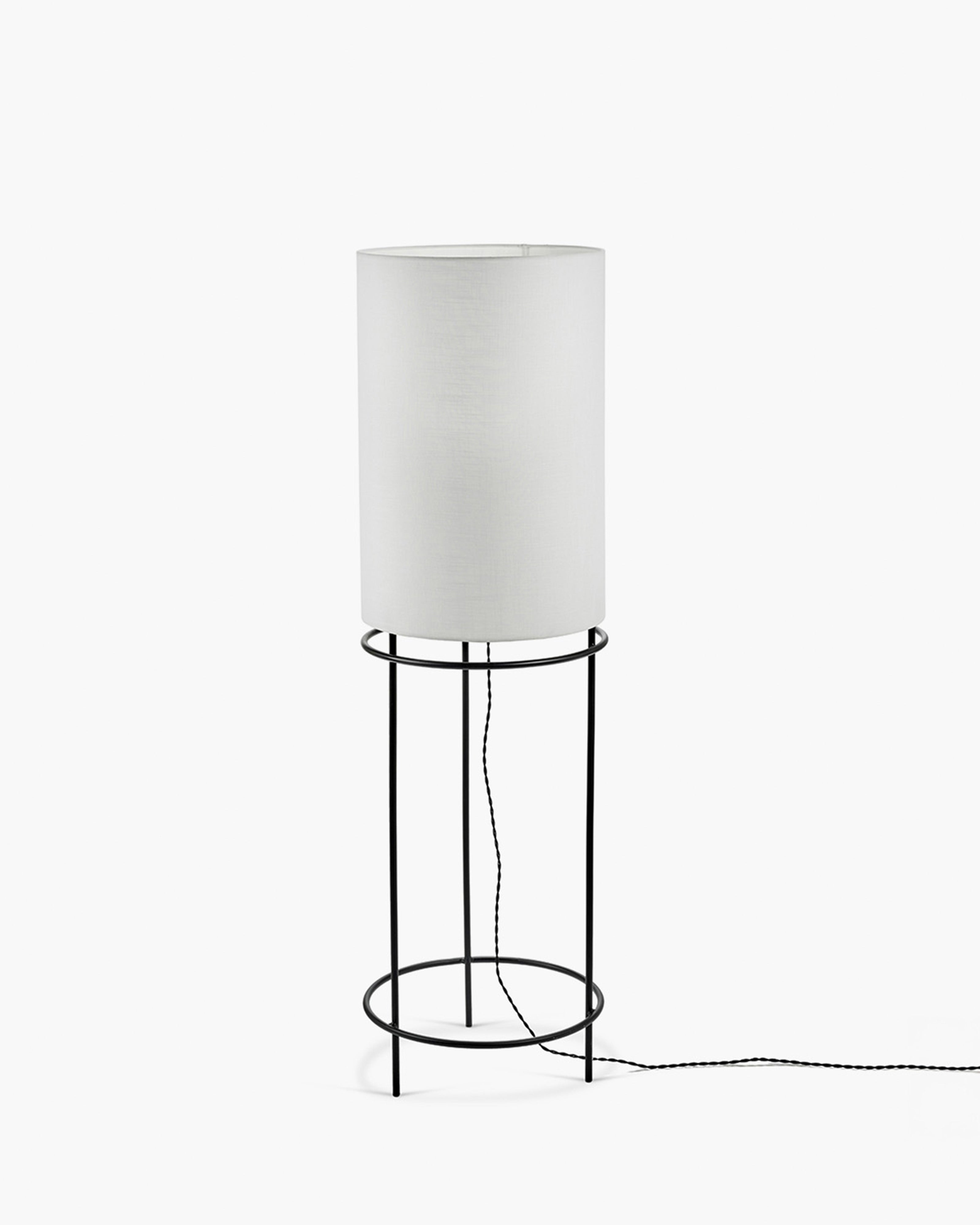 Serax Cylinder 04 stojací lampa černá bílá