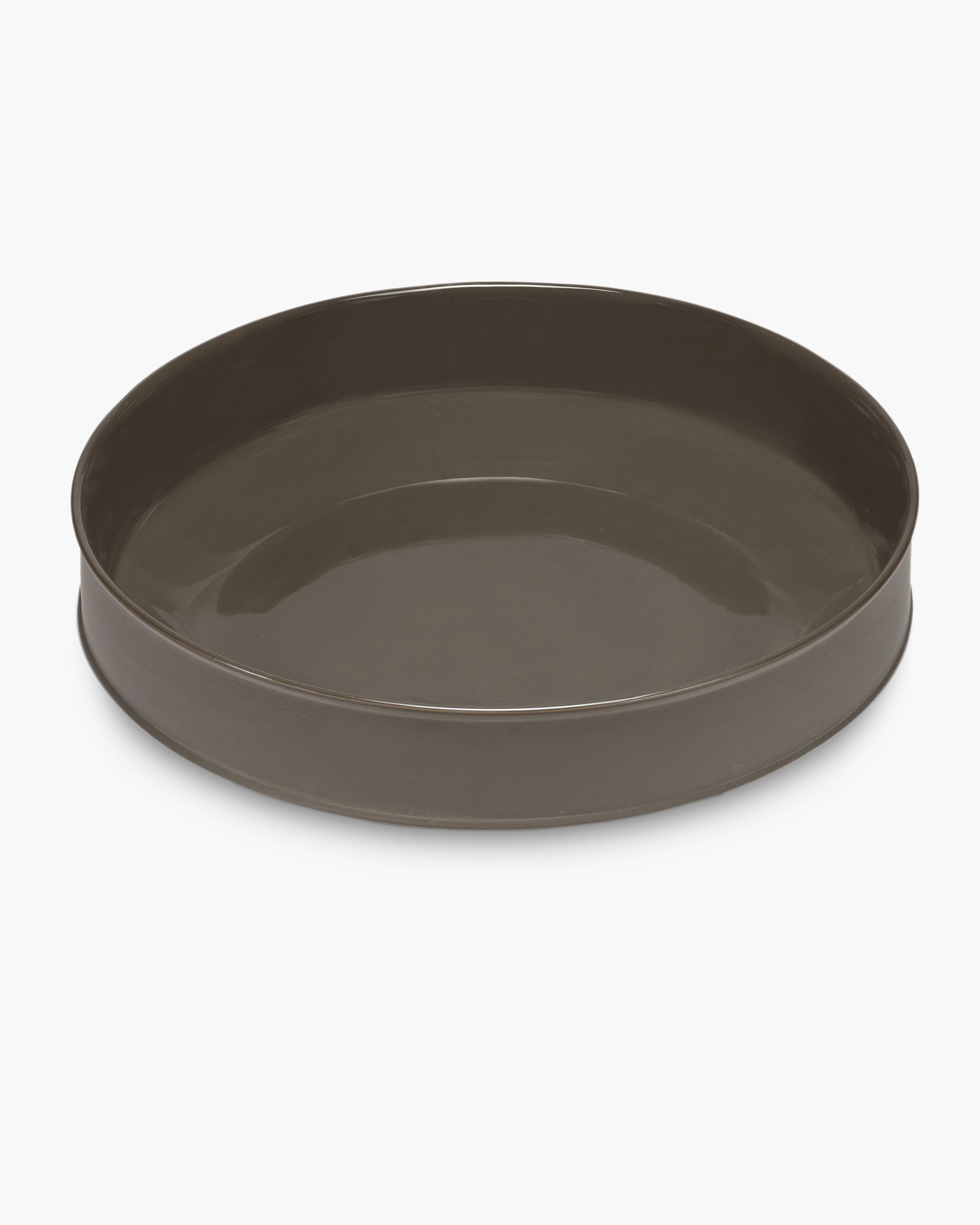 Serax Dune mísa XL vysoká tmavě hnědá porcelán