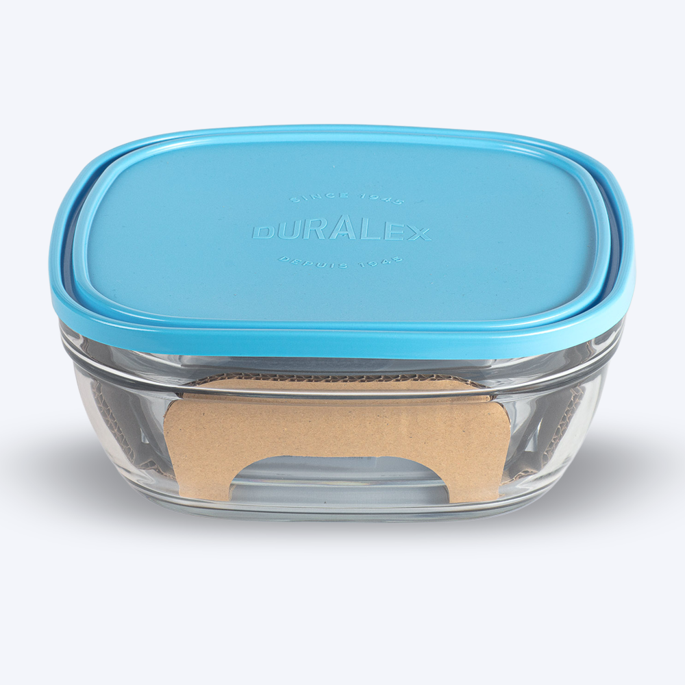 Duralex Freshbox 3,1 l skleněná dóza modré víčko