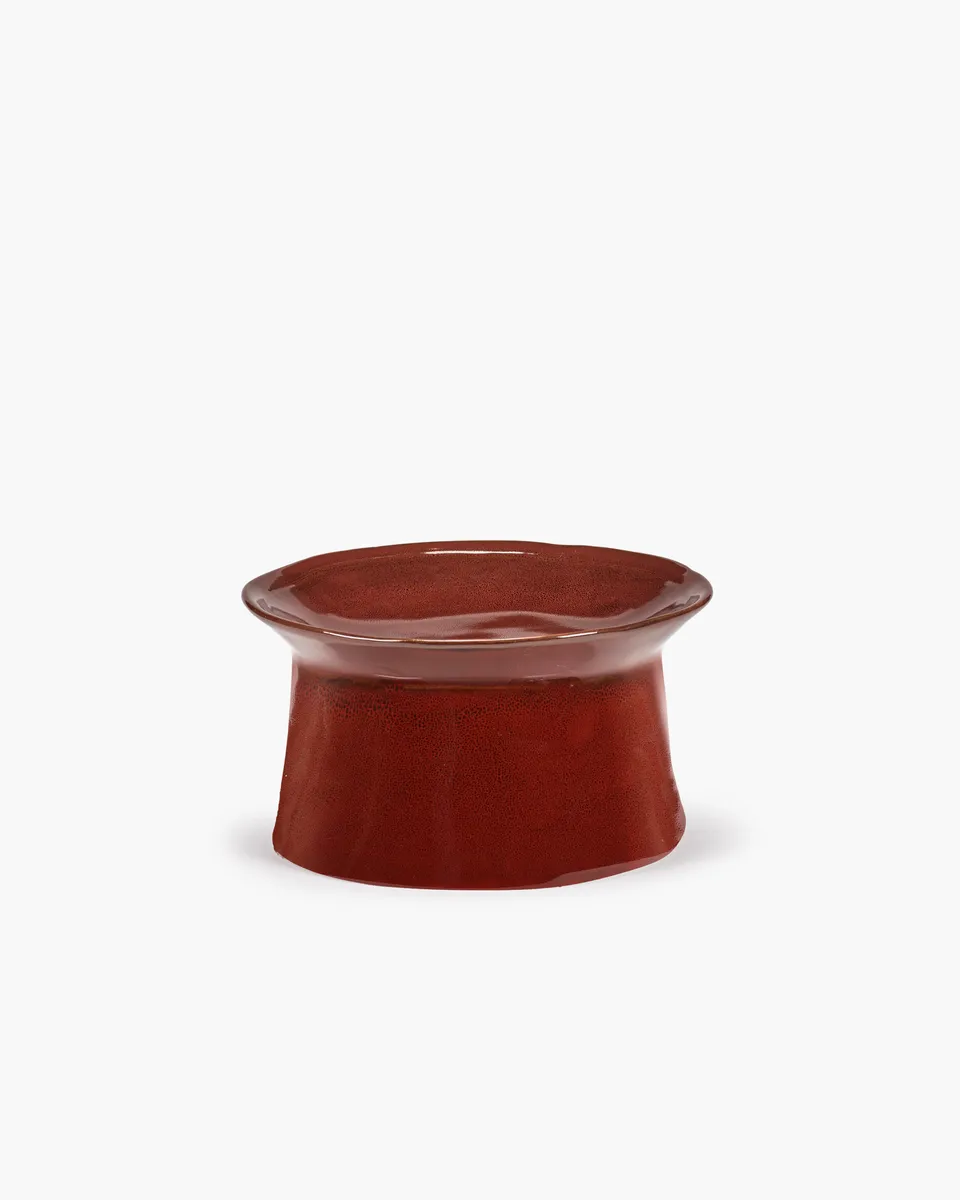 Serax La Mère hluboký talíř na noze venetian red