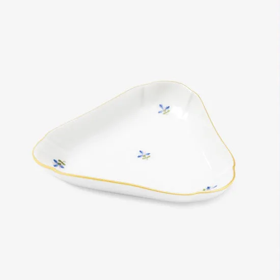 Augarten Trianglar Dish small porcelánová miska modrá